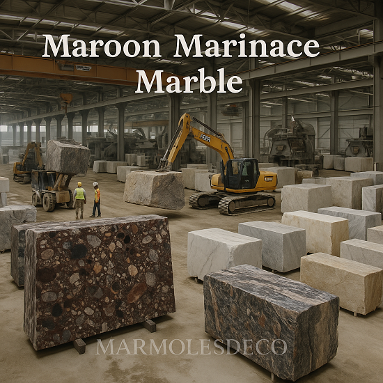 Maroon Marinace marble