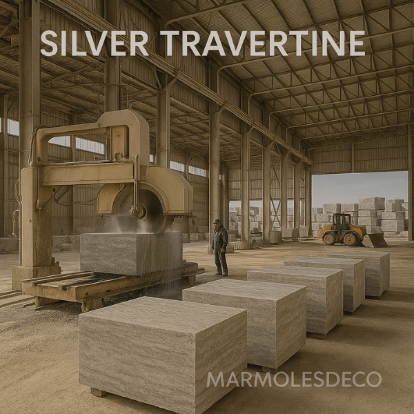 Silver Travertine