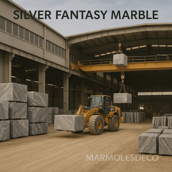 Silver Fantasy Marble